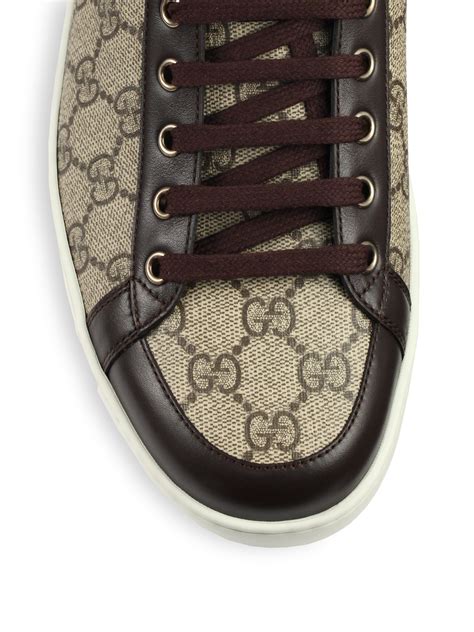 gucci high top sneakers mens|gucci canvas high top sneakers.